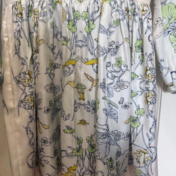 Tory Burch Printed Silk Twill Dress - Picture 12 of 12